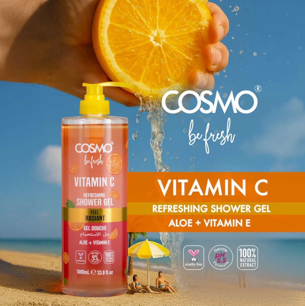 Be Fresh Vitamin C Shower Gel by Cosmo 1000ml