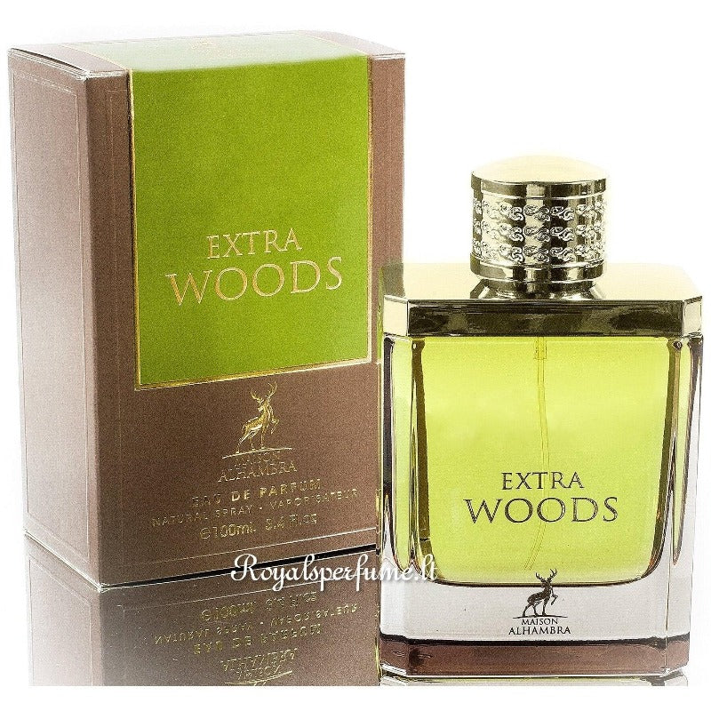 AlHambra Extra Woods perfumed water for men 100ml - Royalsperfume AlHambra Perfume