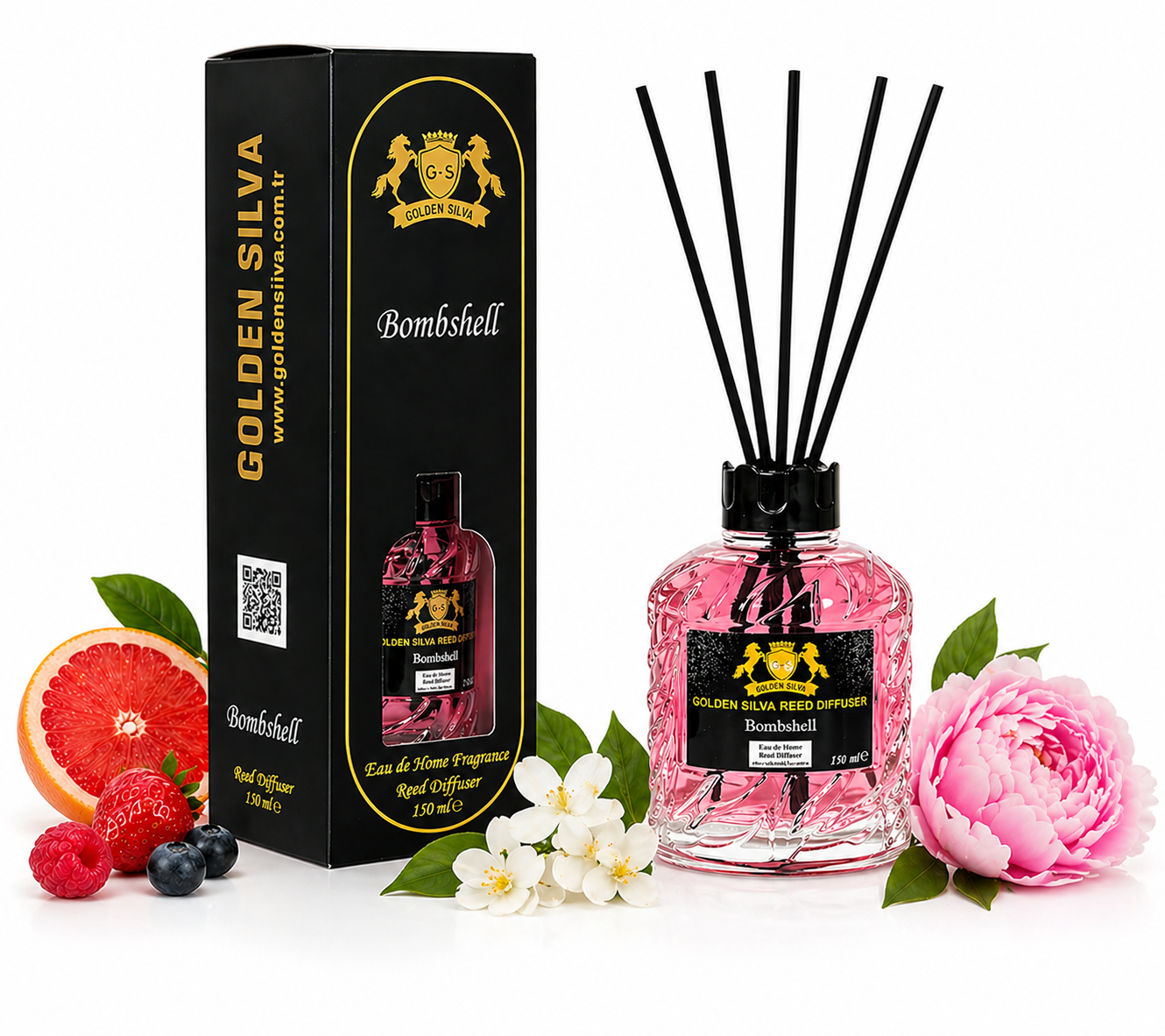 Bombshell home fragrance by Golden Silva 150ml
