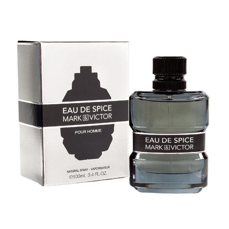 FW Eau De Spice Mark&Victor perfumed water for men 100ml - Royalsperfume World Fragrance Perfume