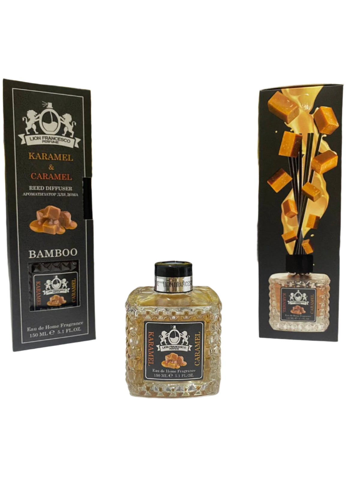 Caramel Home Fragrance by Lion Francesco 150ml