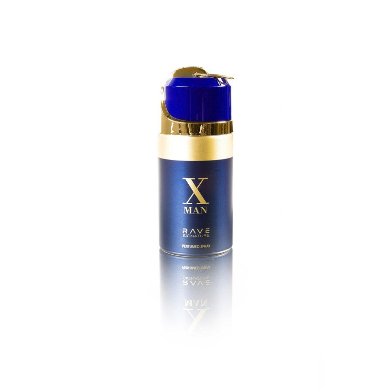 RAVE X Man perfumed deodorant for men 250ml - Royalsperfume RAVE Deodorants